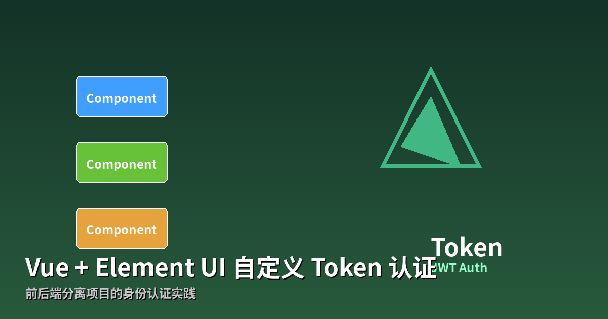 Vue + Element UI 自定义 Token 认证